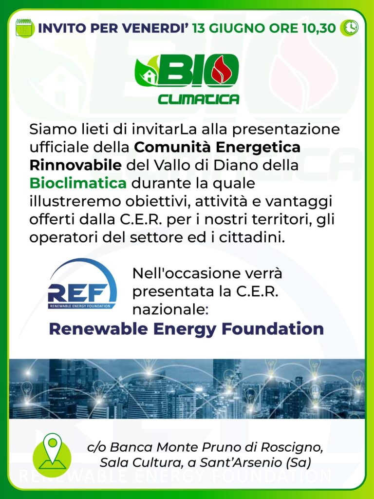 Comunità Energetica Rinnovabile del Vallo di Diano